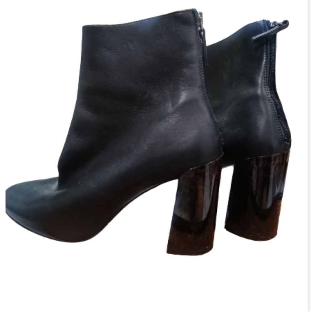 Pure Navy genuine leather Ankle boots size 9 - Picture 2 of 5